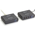 Black Box EMD100USB KVM-over-IP Switchable Extender Kit - LAN - 4-Port - up to 328 Feet/100m