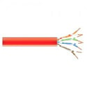 Photo of Black Box EVNSL0616A-1000 RED Cat6 400-MHz Shielded Plenum Cable - Red - 1000 Foot