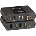 Black Box IC406A USB Ultimate Extender Over Single-Mode Fiber - 4-Port