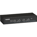 Black Box KV9704A Desktop KVM Switch 4-Port DisplayPort USB Bi-Dir USB Audio
