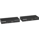 Black Box KVXLCHF-100 KVM Extender Kit over Fiber 4k HDMI - USB 2.0 - Serial/Audio & Local Video -  No SFPs