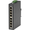 Black Box LBH3080A Fast Ethernet 100-Mbps Extreme Temperature Switch - 10/100-Mbps Copper RJ45 12-48V DC-Power