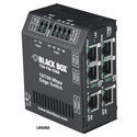 Black Box LBH600A-P 6-Port Extreme Heavy-Duty Edge Switch with (6) 10/100 Copper Ports - 12V
