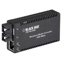 Photo of Black Box LGC011A-R2 MultiPower Miniature Media Converter - 1000-Mbps Copper to 1000-Mbps Fiber