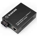 Photo of Black Box LGC212A Networking Gigabit Ethernet Media Converter - 10/100/1000Mbps Copper to 1000-Mbps Singlemode 1310nm/SC