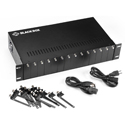 Black Box LHGC-RACK 2RU 14-Slot Rackmount Pure Networking Media Converter Chassis with Dual Power Supply