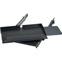 Black Box RM385 2U Sliding Pivoting 19-Inch Rackmount Keyboard / Mouse Tray 9.5-Inch D