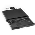 Black Box RM419-R5 1RU Rackmount Sliding Keyboard Tray with Touchpad - 19 W x 16.5 D Inches - 2-Point Mounting