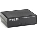 Black Box SW1040A CAT6 A/B Switch Latching RJ45 Controlled Dry Contact