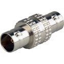 Canare BCJ-JK 12G-SDI 75 Ohm BNC Female to BNC Barrel Connector / BNC Coupler