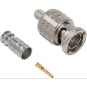 Canare BCP-B26 3-Piece Crimp Plug BNC Connector for Belden 1855A Coax - 75 Ohm - 100 Pack