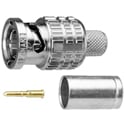 Photo of Canare BCP-B4F 3 Piece BNC Crimp Plug for L-4CFB/ L-4CHD/ 1505A - 75 Ohm - 100 Pack