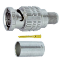 Photo of Canare BCP-D33UHW BNC Mobile 12G Crimp Plug Connector for Canare L-3.3CUHWS - 20 Pack