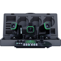 BirdDog BDX1BUNDLE-B 1080p60 X1 PTZ 3-Camera Kit with 20x Zoom - KBD PTZ Controller & Protective Case Included - Black