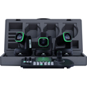 BirdDog BDX1UBUNDLE-B 4K X1 Ultra PTZ 3-Camera Kit with 12x Zoom - KBD PTZ Controller & Protective Case Included - Black