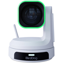 BirdDog X1 Ultra 2160P 30fps PTZ Camera with 12x Zoom/AI Auto Framing/E-Ink Display/Halo Tally/Wi-Fi 5/NDI HX3 - White