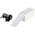 Photo of Brady M6-176-593 Raised Panel Labels for M6 M7 Printers - 3-Inch x 1-Inch - White - 50 Labels