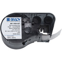 Photo of Brady MC-1500-427 M Series B427 Black on White/Clear Label Maker Cartridge - 1.50 Inch x 25 Foot Roll