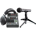 Photo of Behringer PODCASTUDIO 2 USB Complete Podcast/Voiceover Bundle with USB Mixer / Microphone / Headphones and More