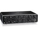 Behringer U-Phoria UMC204HD Audio Interface  2x4 24-Bit/192 kHz USB Audio/MIDI Interface w/ MIDAS Mic Preamps