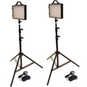 Bescor LED-200K Dimmable Studio Light Kit