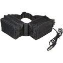 Photo of Bescor PRB-12XLRNC 12v 12a 2 Pouch Battery Belt with 4-Pin XLR No Charger