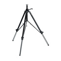 Manfrotto 117B Geared Video Tripod Black w/ Rubber Feet & Retractable Metal Spikes