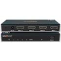 BZBGEAR BG-8K-HS41 4x1 8K/60 UHD Ultra Slim HDMI 2.1 Switcher - 4K120Hz - 4:4:4 - 10 Bit - Black