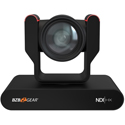 BZBGEAR ADAMO JR 12x 1080P Auto Tracking NDI/HX3 Live Streaming PTZ Camera with Tally Lights - Black