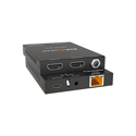 BZBGEAR BZB-EXH-50 4K UHD HDMI Extender Over Cat5e/6 with PoC IR and HDMI Loop Out - Up to 165Ft