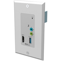 BZBGEAR BG-IPGEAR-XTREME-W-T 4K UHD HDMI Over IP Multicast Wallplate Tx - Seamless Matrix Switching/MultiView/KVM/USB3.0