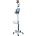 Photo of BZBGEAR BG-MR301-HSU10X-5M Medical Computer Roll Cart/Stand w/ 10x PTZ Camera & Speakerphone for Enhanced Care - Type B