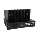 BZBGEAR BG-UM44-100M-KIT 8x8 4K UHD HDMI/Audio Matrix Switcher Over HDBaseT w/ 2-Way IR/ARC/Ethernet/IP & RS-232 Control