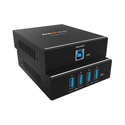 BZBGEAR BG-USB3-LR100 USB 3.0 over HDBaseT Extender - PoC / RS-232 / GPIO & up to 100M/328Ft over CAT6a Cable
