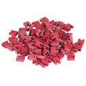 Bittree 382811-9-50 Low Profile Shunts for Bittree Programmable Patchbays - Red - 50/Bag