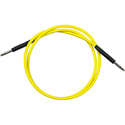 Bittree BPC1204-110 TT 110 Ohm Patchcord Nickel - 12 Inch - Yellow