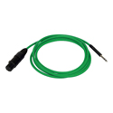 Bittree BPCXF3605-110 Female XLR to TT (Bantam) 110 Ohm Audio Adapter Cables - 3 Foot - Green