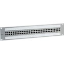 Photo of Bittree G64T-2MWTHD Medium Density Mini-Weco (Mid-Size) Patchbay - 2x32 2RU Full Normal Terminating - Gray