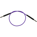 Photo of Bittree LPC2407-110 1/4 Inch Long Frame 110 ohm Audio Patch Cables - Purple 24 Inches