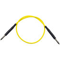 Bittree LPC4804-110 1/4-Inch Long Frame 110 Ohm Audio Patch Cable - Yellow - 48-Inch