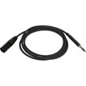 Bittree LPCXM3600-110 1/4 Inch Long-Frame to Male XLR Patchcord - 36 Inch - Black