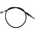 Bittree VPBM1200-75 Mini-WECO to BNC Patchcord 3G SDI 12 Inch (30 cm) - Black