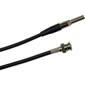 Bittree VPBM2400-75 75 Ohm Mini Weco to BNC Patch Cable - Black - 2 Foot