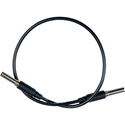 Photo of Bittree VPC1200-75 Standard WECO 75 Ohm Video Patch Cord - Black - 1 Foot