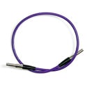 Bittree VPCM4807-75 Mini-WECO Video Patch Cable 75 Ohm - Purple - 48 Inch