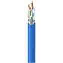 Photo of Belden 10GX53F Plenum/CMP Flamarrest Cat 6A Enhanced Premise 4 Pair F/UTP Cable 23AWG Solid - Blue - 1000 Ft