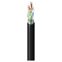 Photo of Belden 10GX53F Plenum/CMP Flamarrest Cat 6A Enhanced Premise 4 Pair F/UTP Cable 23AWG Solid - Black - 1000 Ft