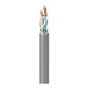 Photo of Belden 10GX53F Plenum/CMP Flamarrest Cat 6A Enhanced Premise 4 Pair F/UTP Cable 23AWG Solid - Gray - 1000 Feet