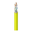 Photo of Belden 10GX53F Plenum/CMP Flamarrest Cat 6A Enhanced Premise 4 Pair F/UTP Cable 23AWG Solid - Yellow - 1000 Feet