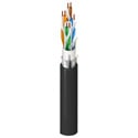 Belden 10GX62F Riser/CMR Rated Enhanced Category 6A F/UTP 4-Bonded-Pair Cable - Black - 1000 Foot